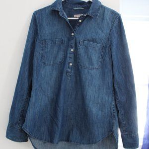 Merona Long Sleeve Denim Top
